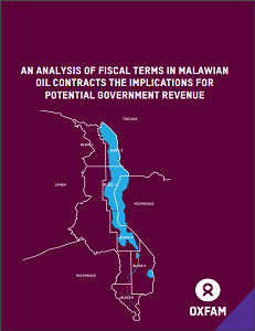 An analysis of fiscal terms in Malawian oil contracts the implications for potential government revenue (Cover Image)